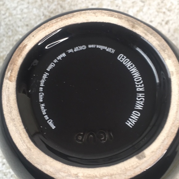 Friends Central Perk Coffee Mug Black Cup TV Logo XL Hidden Handle - Picture 9 of 11